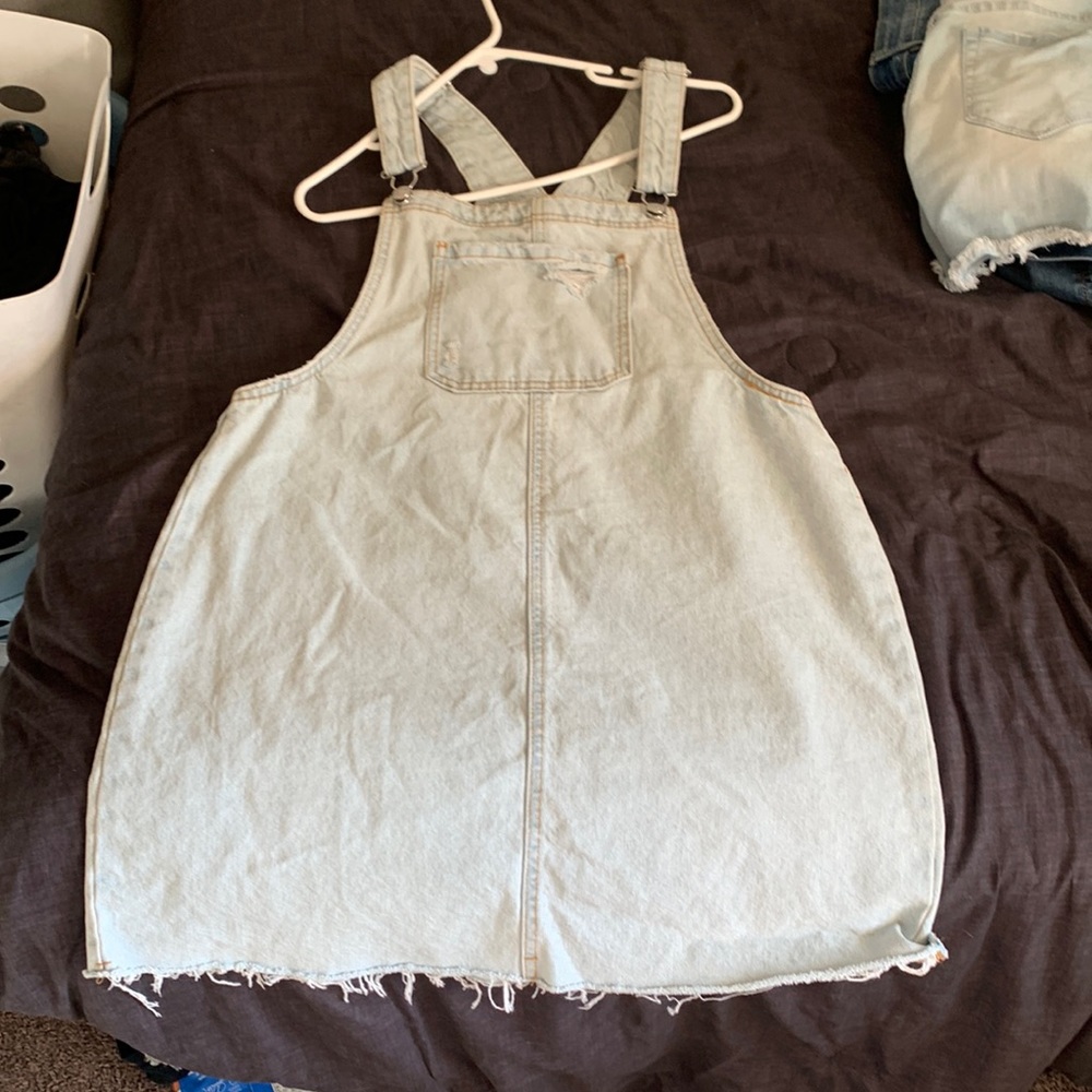 Jean coverall dress
